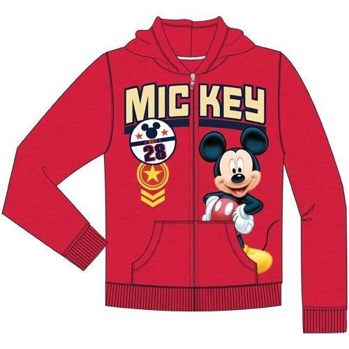 Disney Toddler Boys Mickey 28 Ranks Zipper Hoodie