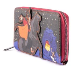 LOUNGEFLY Disney Villains Jafar Scene Zip-Around Wallet