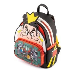 LOUNGEFLY Disney Villains Queen Of Hearts Scene Series Mini-Backpack -Toys Gift Store disney villains queen of hearts scene series mini backpack 3 33074334138552