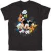 Disney Youth Fab 4 Bursting Mickey Donald Pluto & Goofy Tee