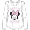 Disney Youth Girls Minnie Mouse Face Long Sleeve
