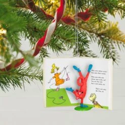 Hallmark Dr. Seuss's Fox In Socks™ Who Sews Whose Socks? Ornament -Toys Gift Store dr seuss s fox in sockstm who sews whose socks ornament 5 33074944606392