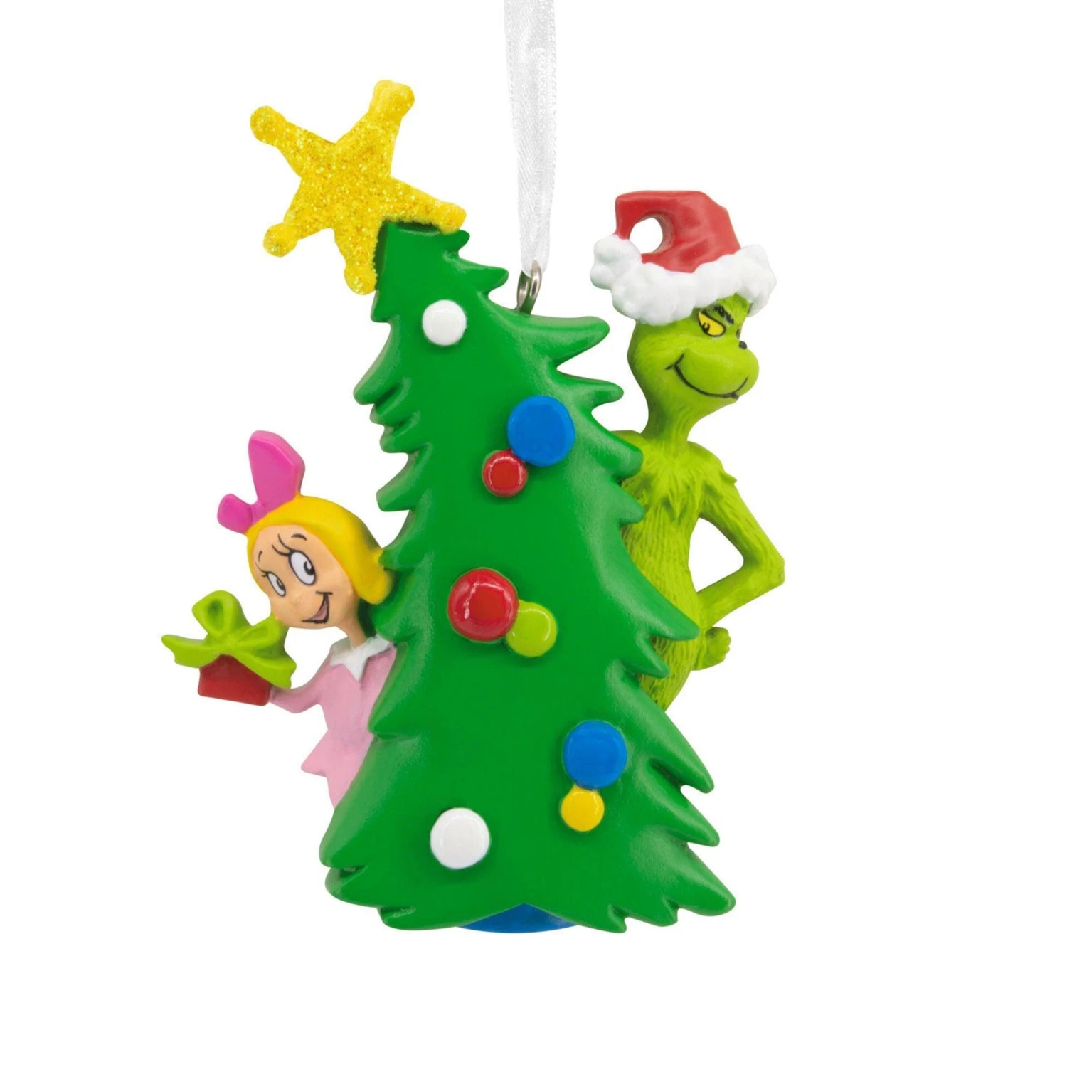 Dr. Seuss's How The Grinch Stole Christmas!™ Grinch With Cindy-Lou Who Hallmark Ornament 1 Dr. Seuss's How The Grinch Stole Christmas!™ Grinch With Cindy-Lou Who Hallmark Ornament