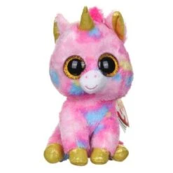 TY Fantasia Multicolor Unicorn Plush 13"