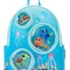 LOUNGEFLY Finding Nemo 20th Anniversary Bubble Pocket Mini Backpack