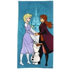 Frozen 2 Anna Elsa Olaf Beach Bath Towel Super Soft Quick Dry 27"x54"