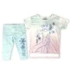 Frozen II Elsa T-Shirt & Legging Set With Scrunchie
