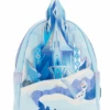 LOUNGEFLY Frozen Queen Elsa Castle Mini Backpack