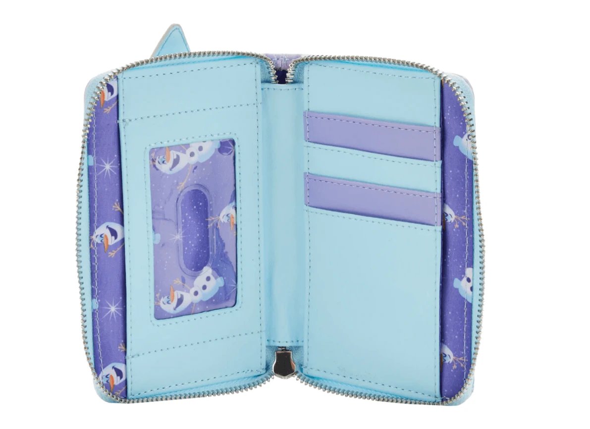 LOUNGEFLY Frozen Queen Elsa Castle Zip Around Wallet 5 LOUNGEFLY Frozen Queen Elsa Castle Zip Around Wallet - Image 5