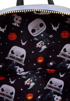 Funko Pop! By Loungefly Jack Skellington Glow Mini Backpack -Toys Gift Store funko pop by loungefly jack skellington glow mini backpack 5 33074686656696