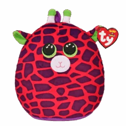 TY Gilbert - Pink Giraffe Medium Squish