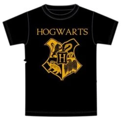 Golden Harry Potter Youth Boys Shield Tee