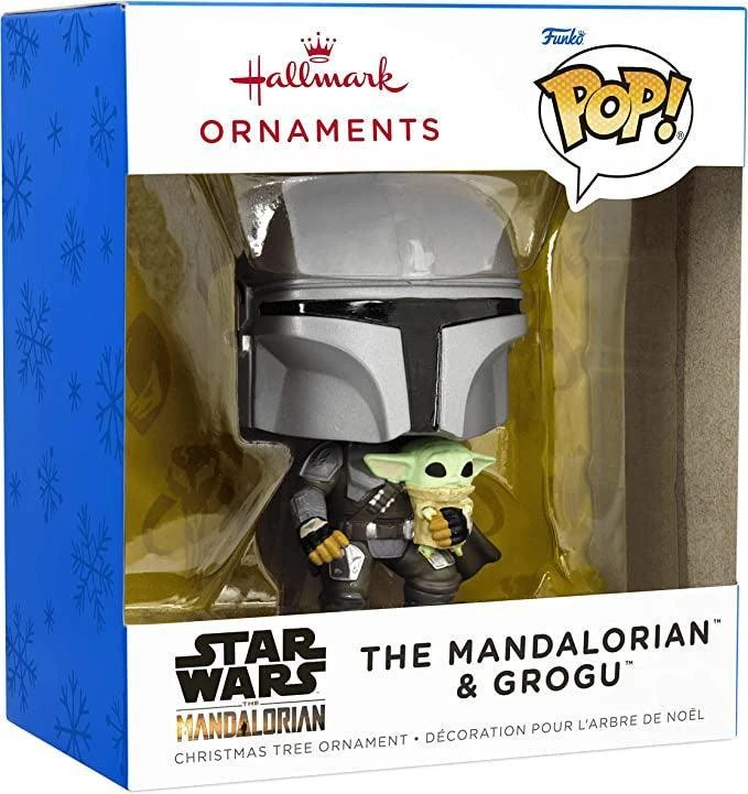 Hallmark Star Wars The Mandalorian With The Child Funko POP! Christmas Ornament 1 Hallmark Star Wars The Mandalorian With The Child Funko POP! Christmas Ornament