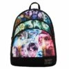 LOUNGEFLY Harry Potter Trilogy Triple Pocket Mini Backpack
