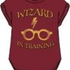 Harry Potter Wizard In Training Rolled Cuff Youth Shirt