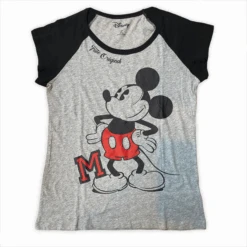 Heather Gray Original Mickey Raglan Tee