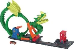 Hot Wheels Dragon Drive Firefight Playset