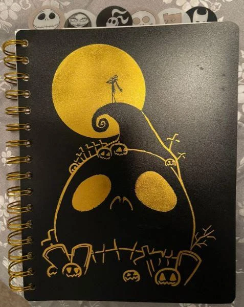 Jack Skellington Moonlight Tab Journal 1 Jack Skellington Moonlight Tab Journal