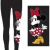 Junior Sassy Minnie Mouse Leggings Black