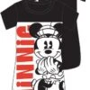 Junior Scoop Neck Tunic Minnie Mouse, Black And White