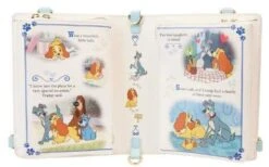 LOUNGEFLY Lady And The Tramp Book Convertible Crossbody Bag -Toys Gift Store lady and the tramp book convertible crossbody bag 3 33074839683256