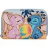 LOUNGEFLY Lilo & Stitch Angel And Stitch Snow Cone Date Night Zip-Around Wallet