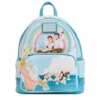 LOUNGEFLY Little Mermaid Tritons Gift Mini Backpack