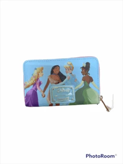 Loungefly Disney Princess Collage Zip Wallet