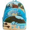 Loungefly Pokemon Squirtle Evolution Triple Pocket Backpack