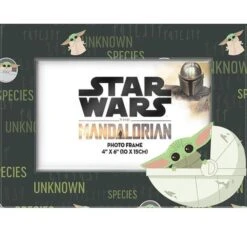 Mandalorian Photo Frame, 4" X 6", Multi-Colored