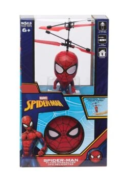 Marvel 3.5 Inch Spider-Man Flying Figure IR Big Head Helicopter