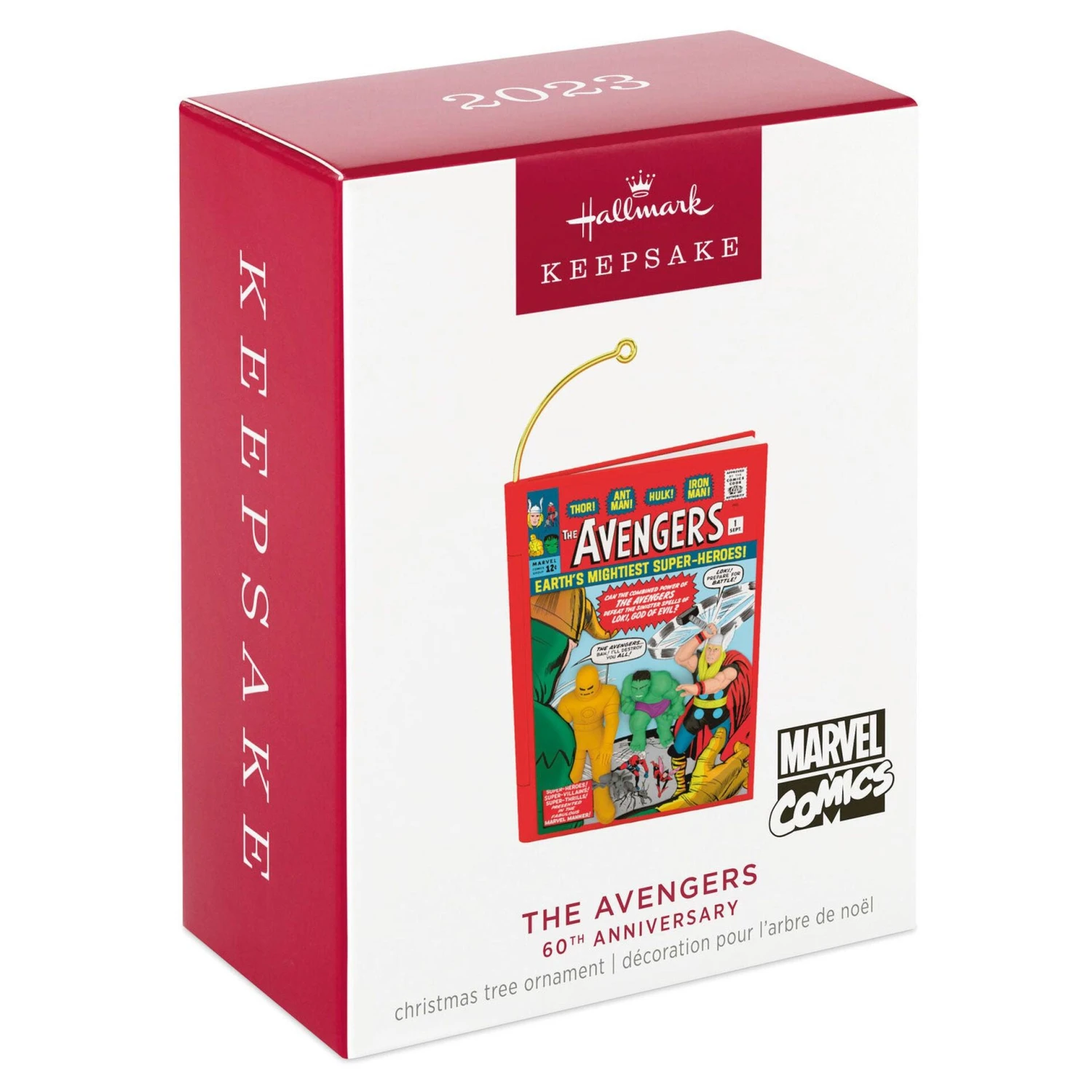 Hallmark Marvel Comics The Avengers 60th Anniversary Ornament 1 Hallmark Marvel Comics The Avengers 60th Anniversary Ornament