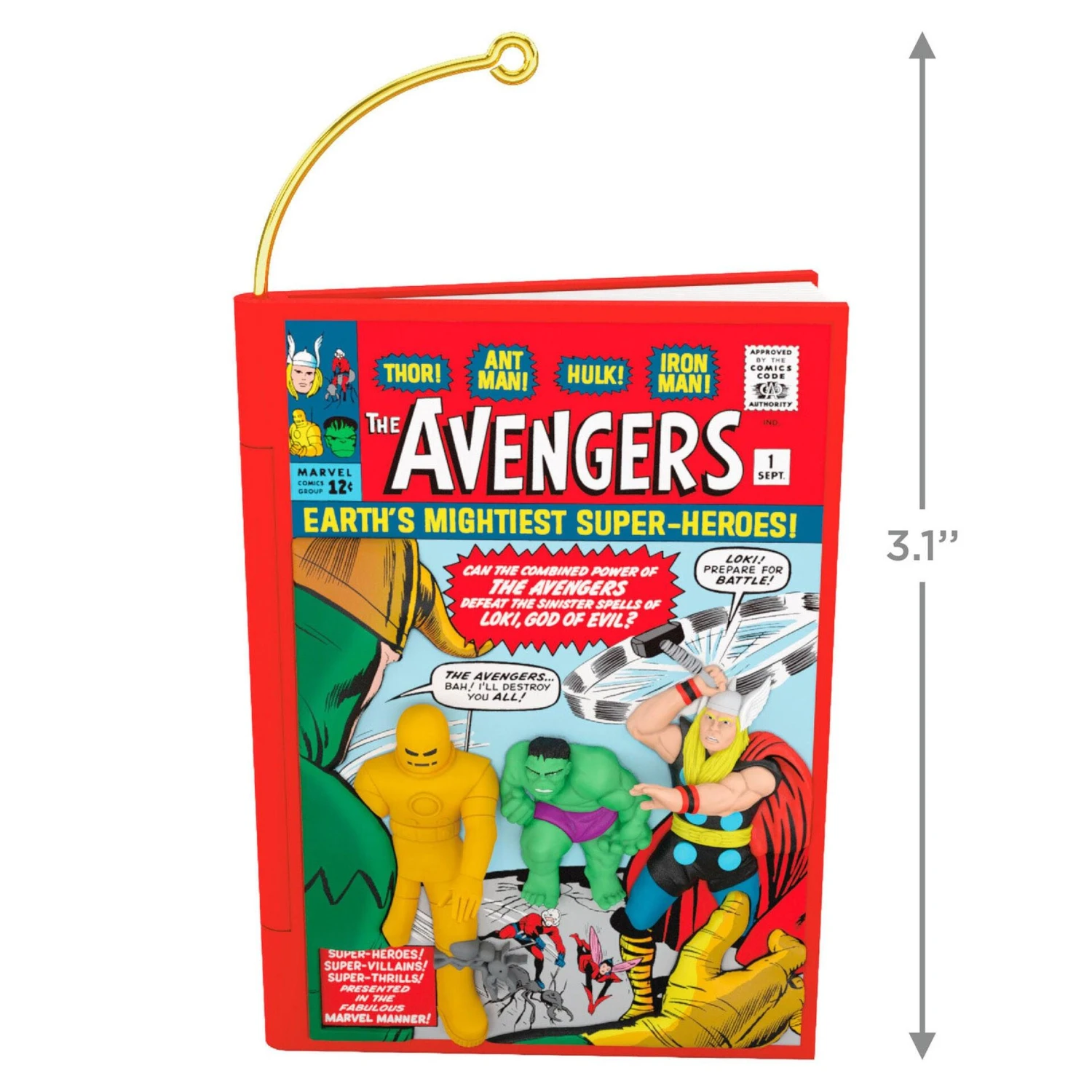 Hallmark Marvel Comics The Avengers 60th Anniversary Ornament 5 Hallmark Marvel Comics The Avengers 60th Anniversary Ornament - Image 5