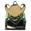 LOUNGEFLY Marvel Metallic Loki Mini Backpack
