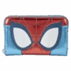 LOUNGEFLY Marvel Metallic Spider-Man Zip Around Wallet