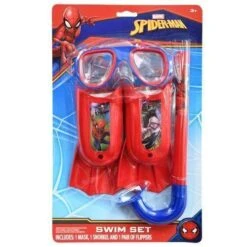 Marvel Spider-man Clubhouse Kids 3 Pc Swim Set