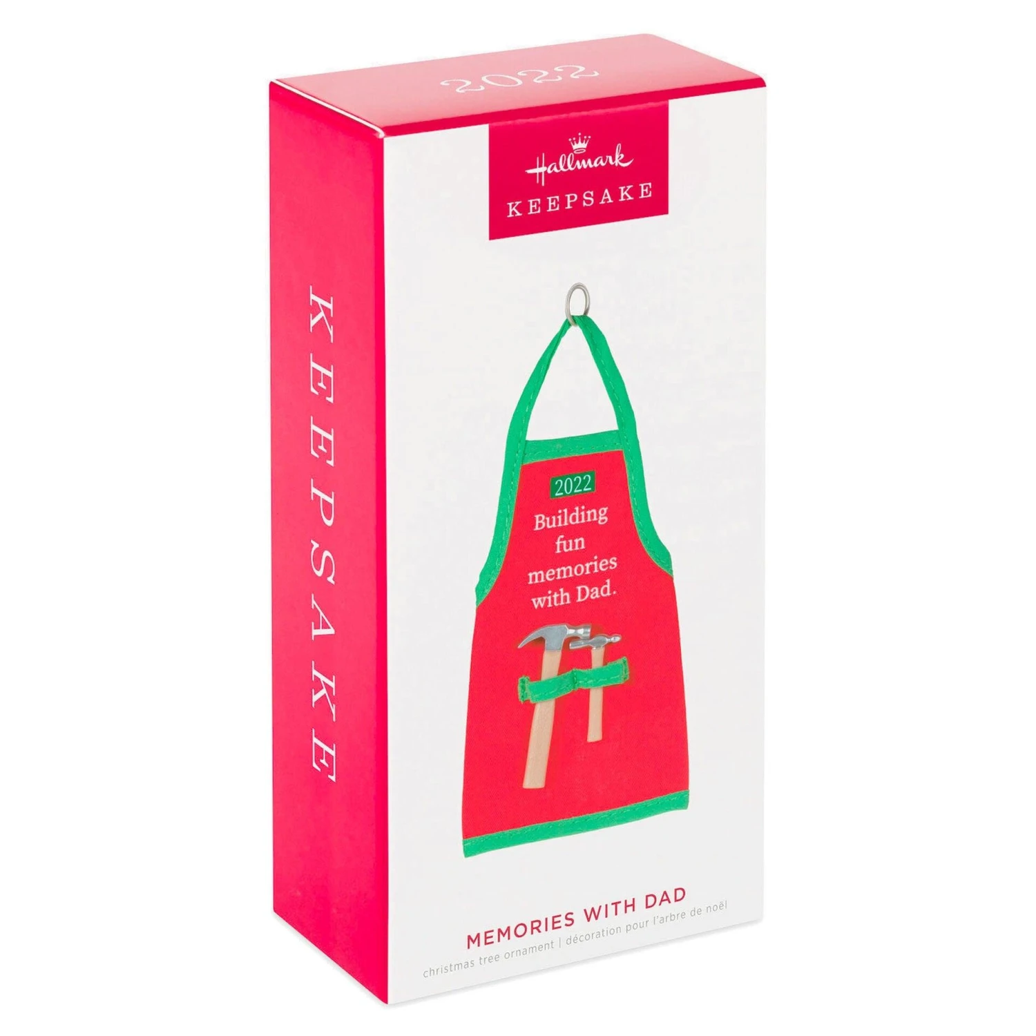 Hallmark Memories With Dad Tool Apron 2022 Fabric Ornament 2 Hallmark Memories With Dad Tool Apron 2022 Fabric Ornament - Image 2