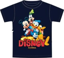 Mickey And Friends Youth Florida Shirt, Dark Blue
