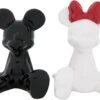 Mickey And Minnie Mouse Sitting Salt & Pepper Shakers