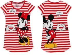 Mickey & Minnie Mouse Stripe Dorm Shirt