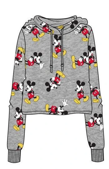 Mickey Around Me Cropped Junior Hoodie 1 Mickey Around Me Cropped Junior Hoodie