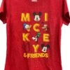 Mickey Mouse Boys Short Sleeve T-Shirt And Mesh Shorts Set