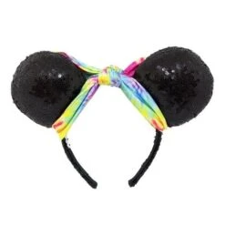 Minnie Ears Headband With Knotted Bow Tie Dye -Toys Gift Store minnie ears headband with knotted bow tie dye 3 33074248417464