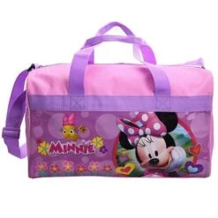 Minnie Mouse 600D Polyester Duffel Bag With Printed PVC Side Panels