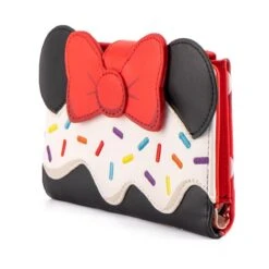 LOUNGEFLY Minnie Mouse Oh My! Sweets Flap Wallet -Toys Gift Store minnie mouse oh my sweets flap wallet 4 33074278531256