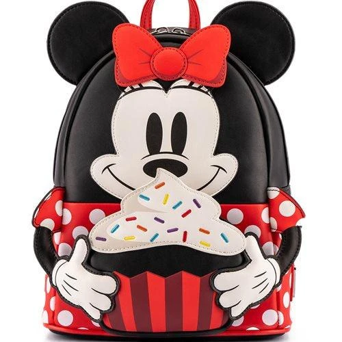 LOUNGEFLY Minnie Mouse Oh My! Sweets Mini-Backpack 1 LOUNGEFLY Minnie Mouse Oh My! Sweets Mini-Backpack