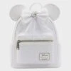 LOUNGEFLY Minnie Mouse Sequin Wedding Mini Backpack