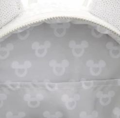 LOUNGEFLY Minnie Mouse Sequin Wedding Mini Backpack -Toys Gift Store minnie mouse sequin wedding mini backpack 5 33074608341176