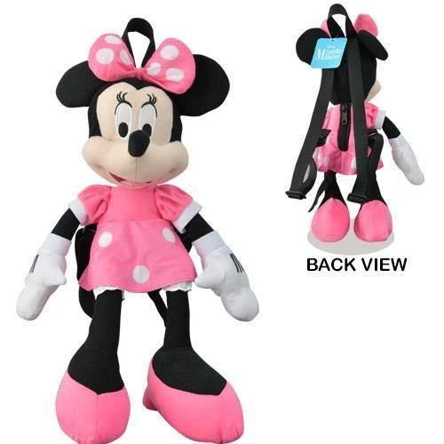 Minnie Pink 16" Plush Backpack 1 Minnie Pink 16" Plush Backpack