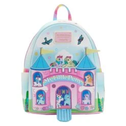 LOUNGEFLY My Little Pony Castle Mini Backpack